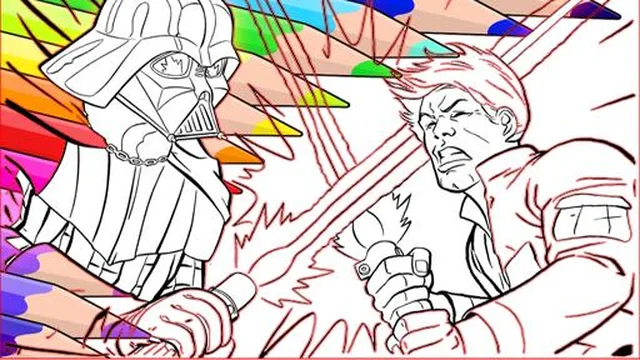 Coloring Book for Darth Vader