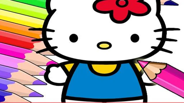 Coloring Book for Hello Kitty