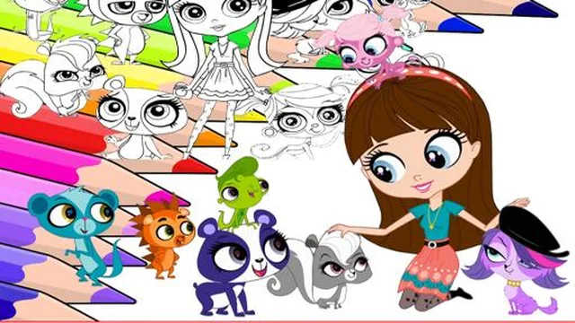 Coloring Book for Littlest Pet Shop