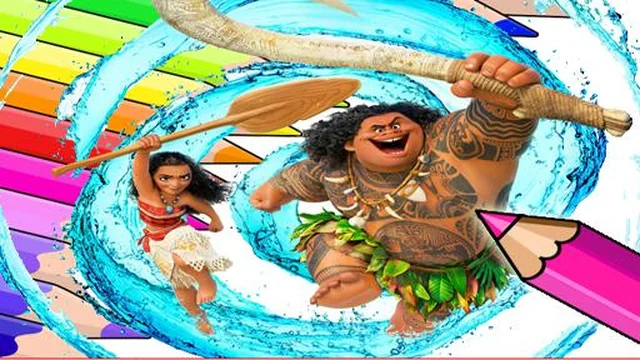 Coloring Book for Moana