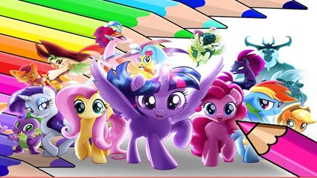 Coloring Book for My Little Pony