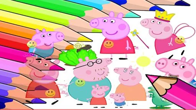 Coloring Book for Peppa Pig