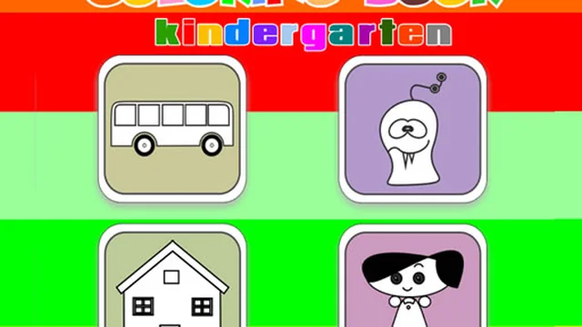 Coloring Book Kindergarten