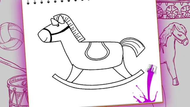 Coloring Book: Toy Shop