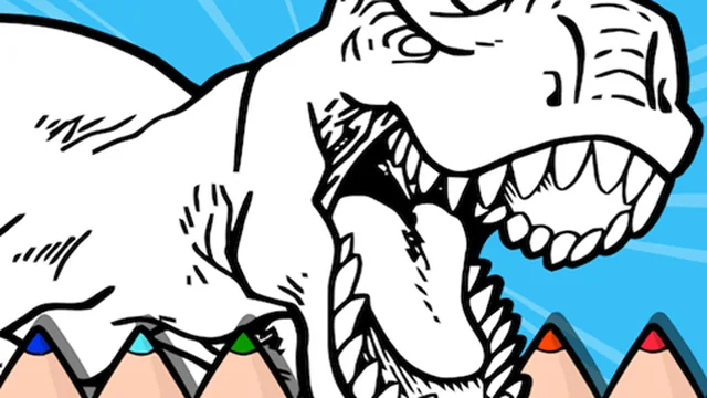 Coloring Dinos For Kids