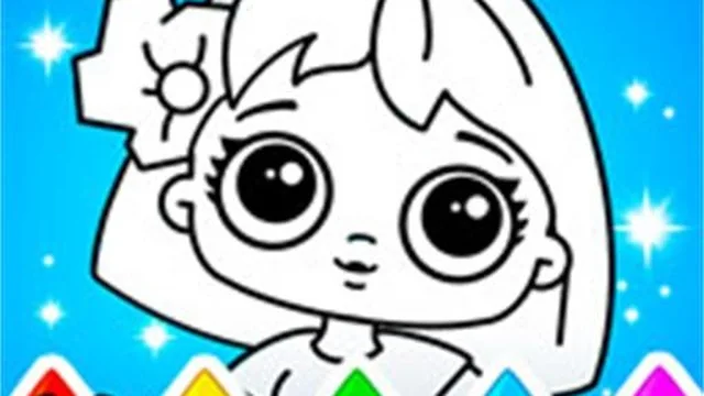 Coloring Dolls Game