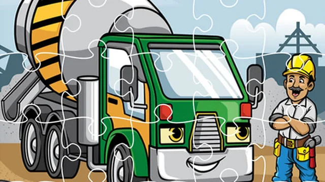 Construction Trucks Jigsaw game thumbnail