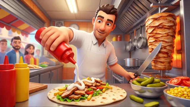 Cooking Shawarma Idle Game