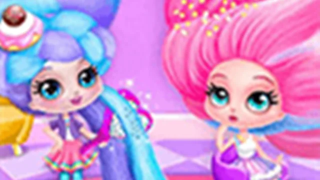 Cotton Candy Style Hair Salon - Fancy Hairstyles