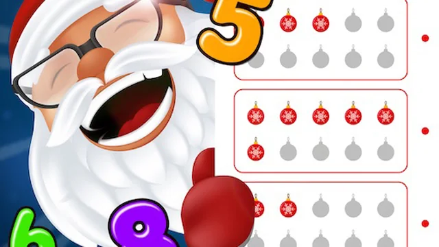 Count And Match Christmas