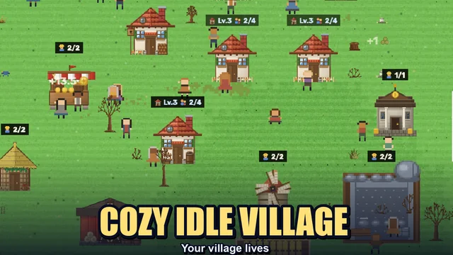 Cozy idle village