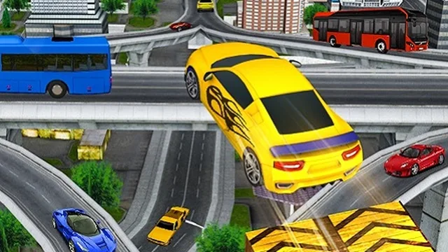 Crazy Car Impossible Stunt Challenge Game