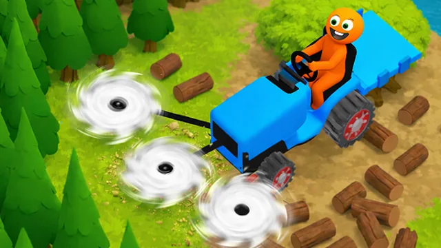 Crazy Lumberjack: Cut Them All