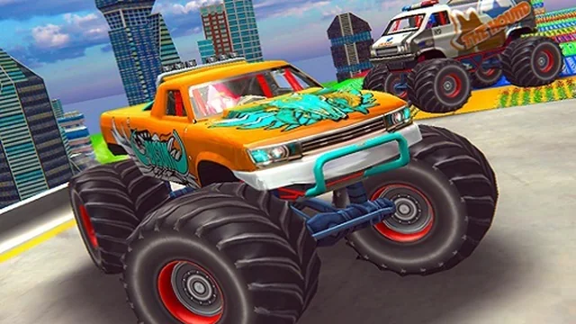 Crazy Monster Jam Truck Race Game 3D