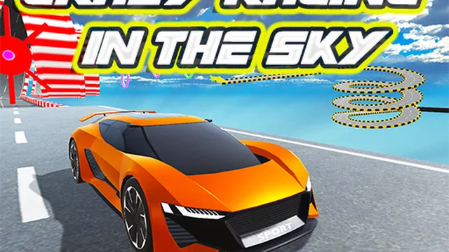 Crazy racing in the sky game thumbnail