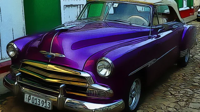 Cuban Vintage Cars Jigsaw