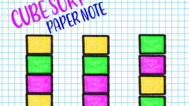 Cube Sort: Paper Note game thumbnail