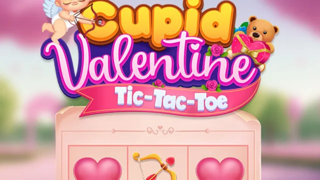 Cupid Valentine Tic Tac Toe