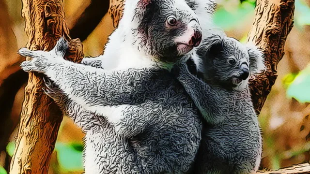 Cute Baby Koala Bear