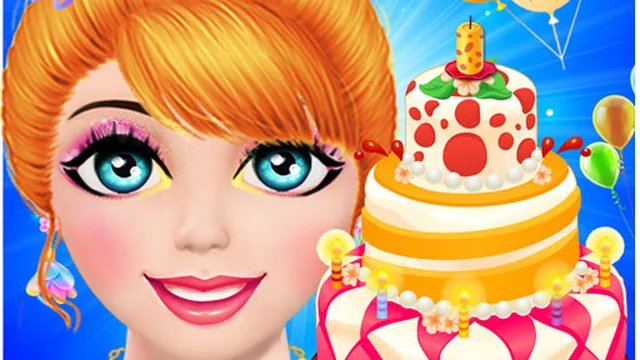 Cute Girl Birthday Celebration Party: Girl Games