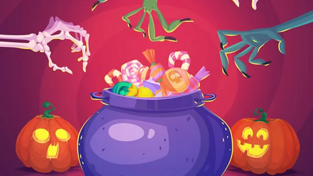 Cute Halloween Monsters Memory