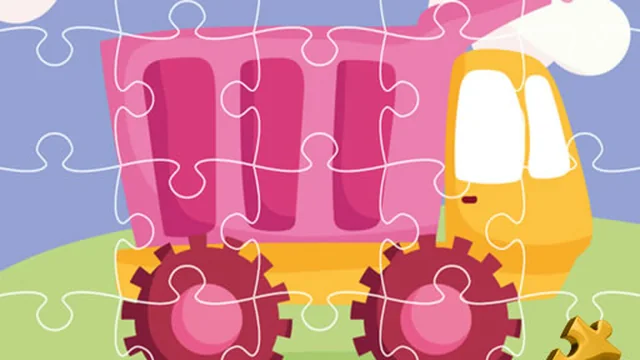 Cute Kids Trucks Jigsaw
