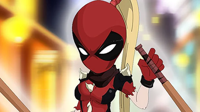 Deadpool Girl Dressup game thumbnail