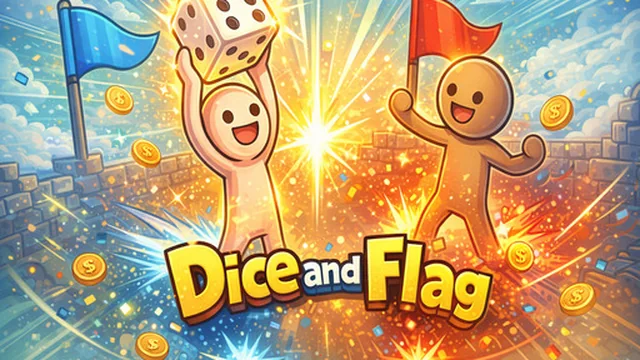 Dice and Flag