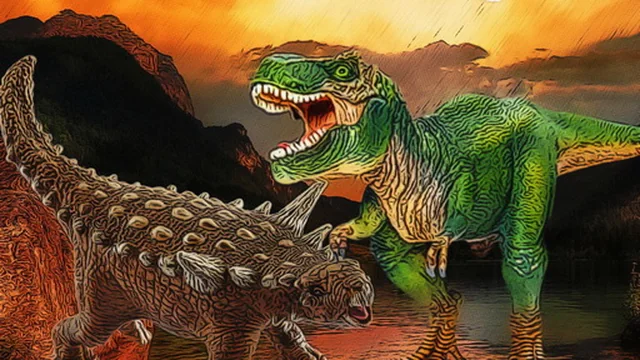 Dinosaurs Fight Jigsaw