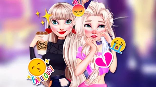 Disney Princess Elsa and Disney Princess Anna