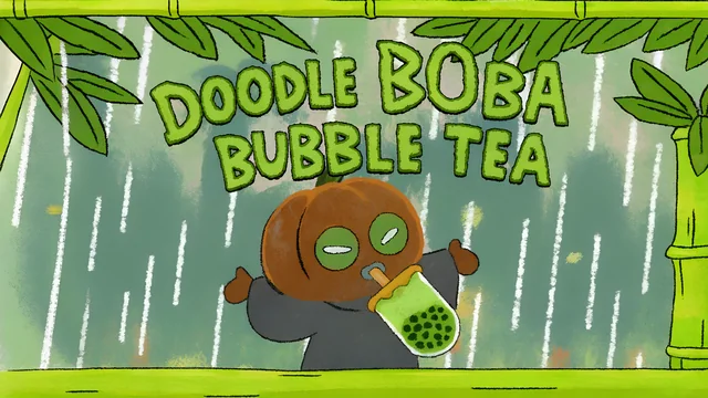 Doodle Boba Bubble Tea.