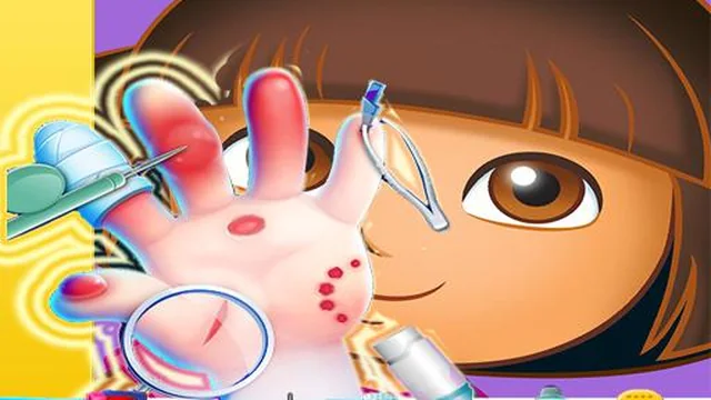Dora Hand Doctor Fun Games for Girls Online