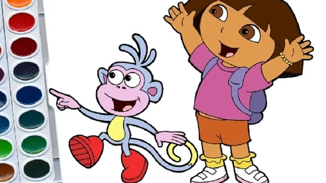 Dora The Explorer Coloring Book