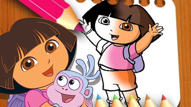 Dora the Explorer the Coloring Book