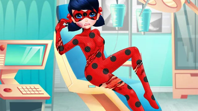 Dotted-Girl Ambulance For Superhero