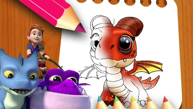Dragon Rescue Riders Coloring Book