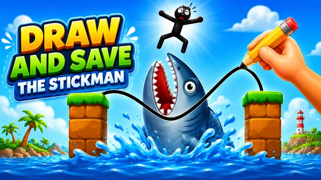 Draw And Save The Stickman game thumbnail