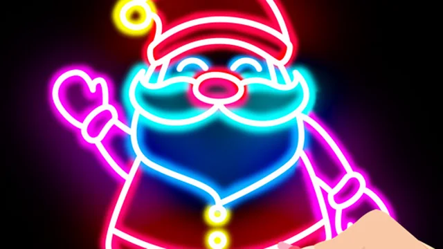 Draw Glow Christmas