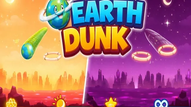 Earth Dunk Physics Arcade Game