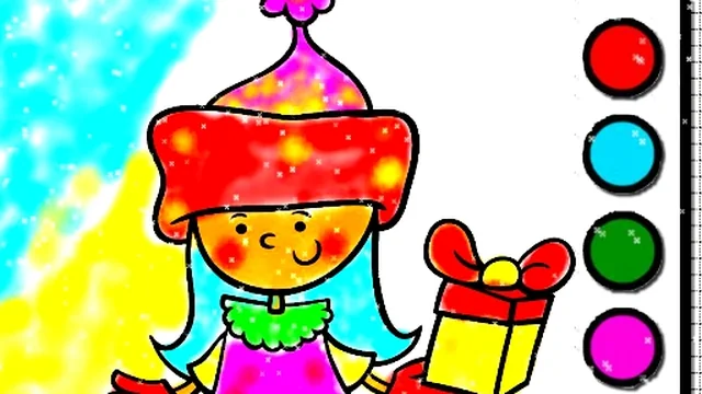 Easy Coloring SantaClaus