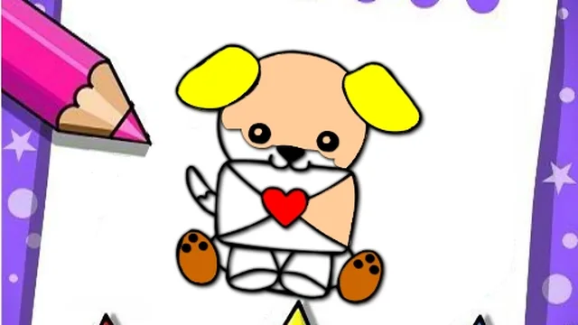 Easy Coloring Valentine