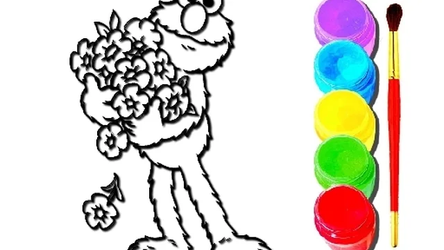 Elmo Coloring Book