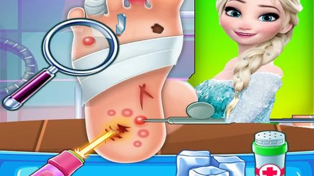 Elsa Foot Doctor Clinic : Frozen  Surgery Hospital