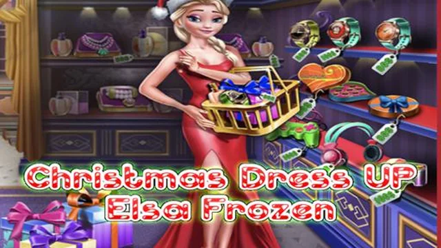 Elsa Frozen Christmas Dress up