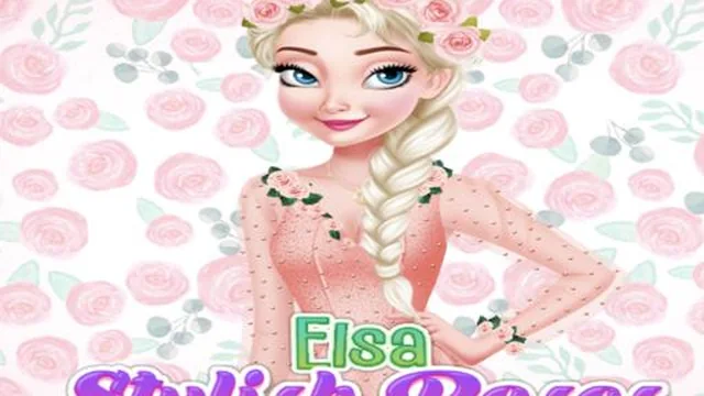 Elsa Frozen Stylish Roses
