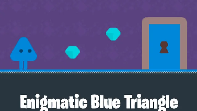 Enigmatic Blue Triangle