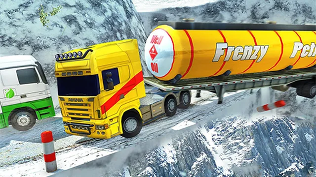 Extreme Winter Oil Tanker Truck Drive game thumbnail