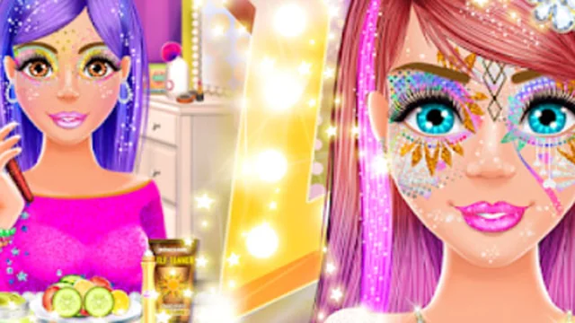 Face Paint Salon: Glitter Makeup Party Games