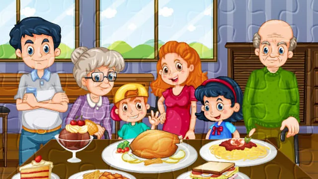 Family Dinner Jigsaw