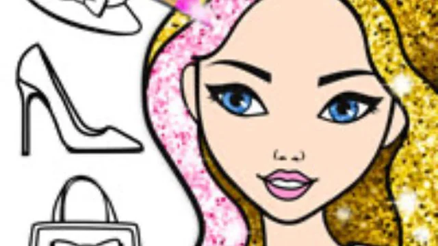 Fashion Coloring Glitter